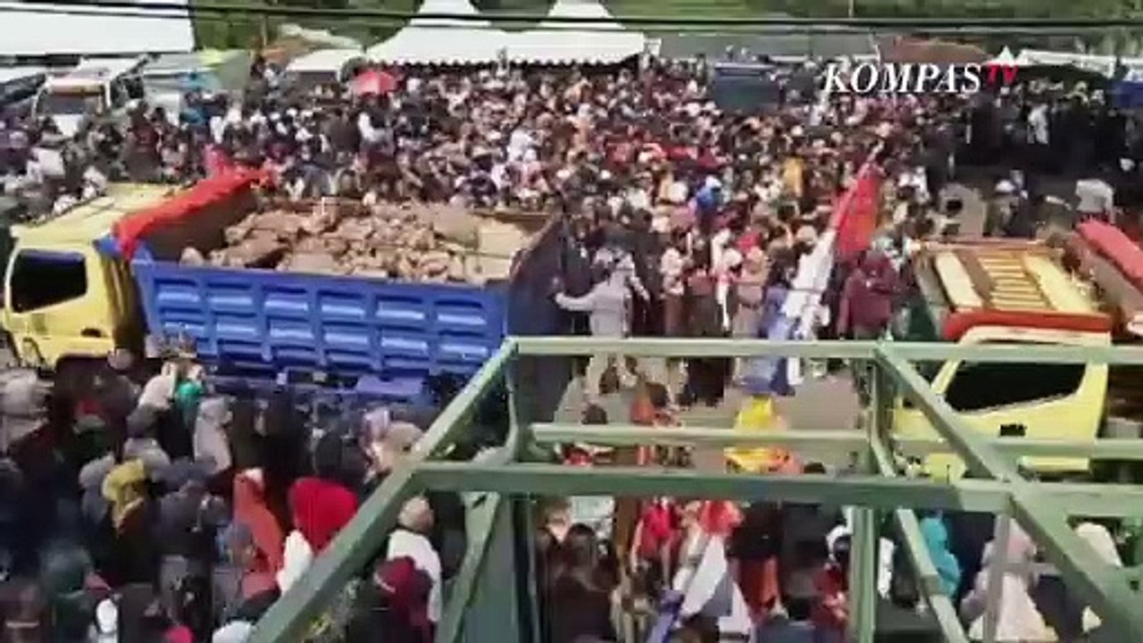Potret Lautan Manusia di Lokasi Pemakaman Eril di Cimaung