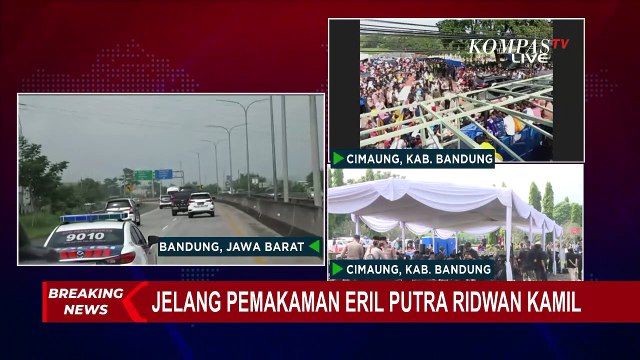 Wali Kota Bogor hingga Bupati Bandung Datang ke Lokasi Pemakaman Eril di Cimaung