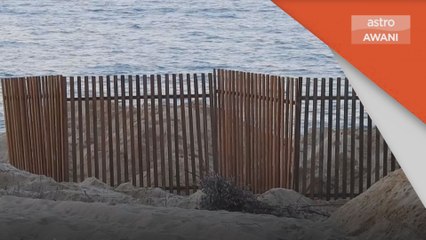 Hakisan Pantai | Pensyarah UMT rintis kaedah alternatif 'e-fence'