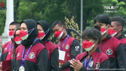 Presiden Menerima Tim 31st Sea Games Vietnam 2021 Tahun 2022, Istana Merdeka, 13 Juni 2022