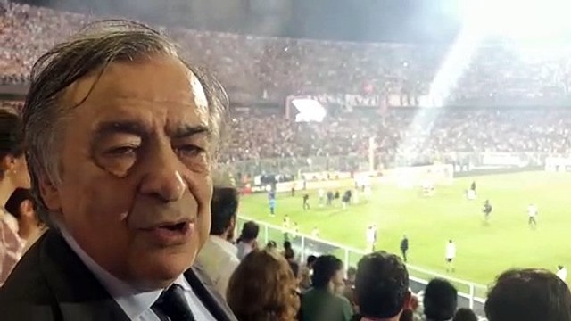 Orlando allo stadio per la promozione del Palermo: «Missione compiuta»