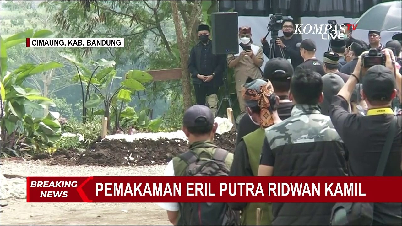 Berjuta Doa Dipanjatkan Untuk Eril Setelah Proses Pemakaman Selesai di Cimaung