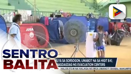 Mga apektadong pamilya sa Sorsogon, umabot na sa higit 8-K matapos pumutok muli ang Bulkang Bulusan