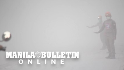 Ashfall in Juban and nearby towns as Mt. Bulusan erupts anew