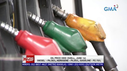 Ilang oil company nag-anunsyo na ng oil price hike | 24 Oras News Alert