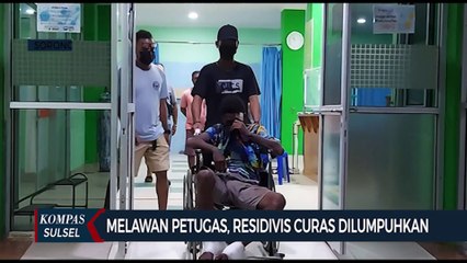 Melawan Petugas, Residivis Curas Dilumpuhkan