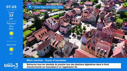 13/06/2022 - Le 6/9 de France Bleu Belfort Montbéliard en vidéo
