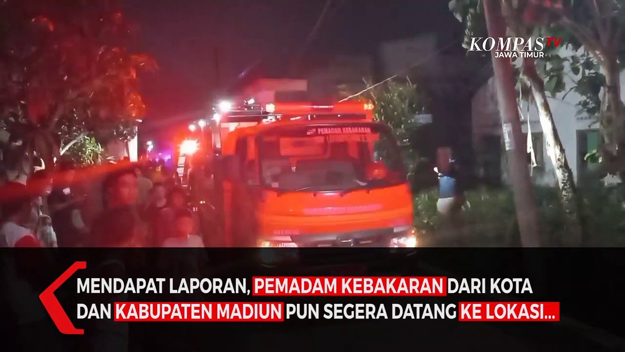 Lupa Matikan Kompor, Warung Makan di Madiun Hangus Terbakar