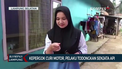 Kepergok Curi Motor, Pelaku Todongkan Senjata Api