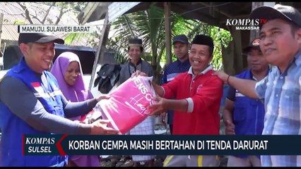 Korban Gempa Masih Bertahan Di Tenda Darurat