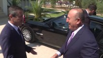 Dışişleri Bakanı Çavuşoğlu, KKTC Dışişleri Bakanı Ertuğruloğlu'nu ziyaret etti