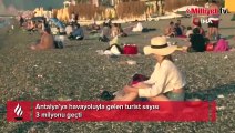 Antalya’ya havayoluyla gelen turist sayısı 3 milyonu geçti