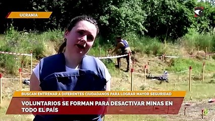 Voluntarios se forman para desactivar minas en todo el país