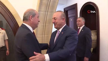 Tải video: Bakan Çavuşoğlu, KKTC Cumhurbaşkanı Tatar ile görüştü