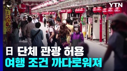 日 단체 관광 허용에 관심 급증...조건은 까다로워져 / YTN
