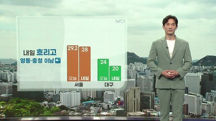 [날씨] 내일 흐리고 영동·충청 이남에 비...종일 구름 많음 / YTN