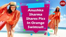 Anushka Sharma Shares Pics In Orange Swimsuit | Anushka Sharma | Virat Kohli | Bollywood Gupshup