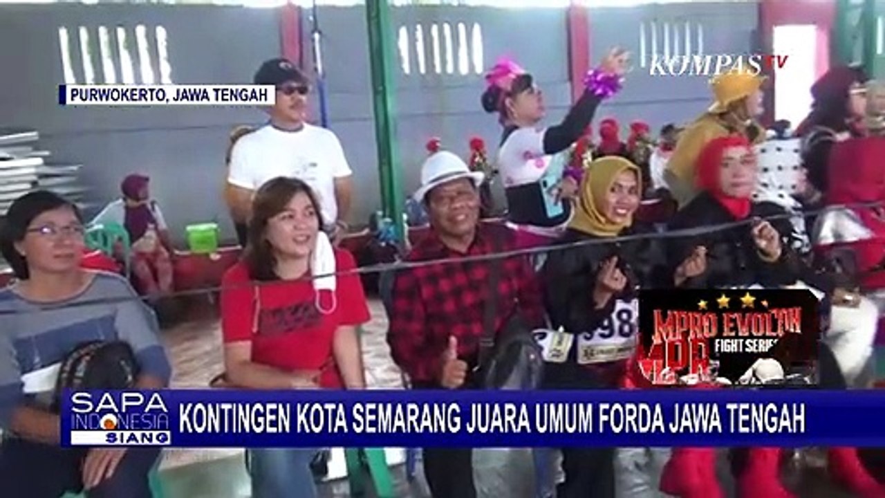 Festival Olahraga Rekreasi Daerah Jawa Tengah Telah Berakhir, Kontigen Semarang Jadi Juara Umum!
