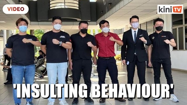 DAP member charged with insulting behaviour during Najib protest