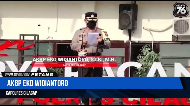 Kapolres Cilacap Pimpin Apel Gelar Pasukan Operasi Patuh Candi Tahun 2022