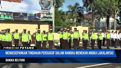 Polda Babel Gelar Operasi Patuh Menumbing Sasar Para Pengguna Kendaraan Bermotor