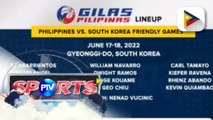 Gilas lineup para sa South Korean tune-ups, inilabas na