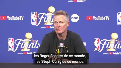 Video herunterladen: Warriors - Kerr compare Steph Curry à Roger Federer