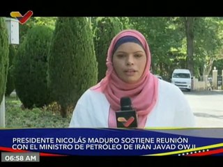 Presidente Nicolás Maduro sostiene reunión de trabajo con el ministro de Petróleo de Irán Javad Owji