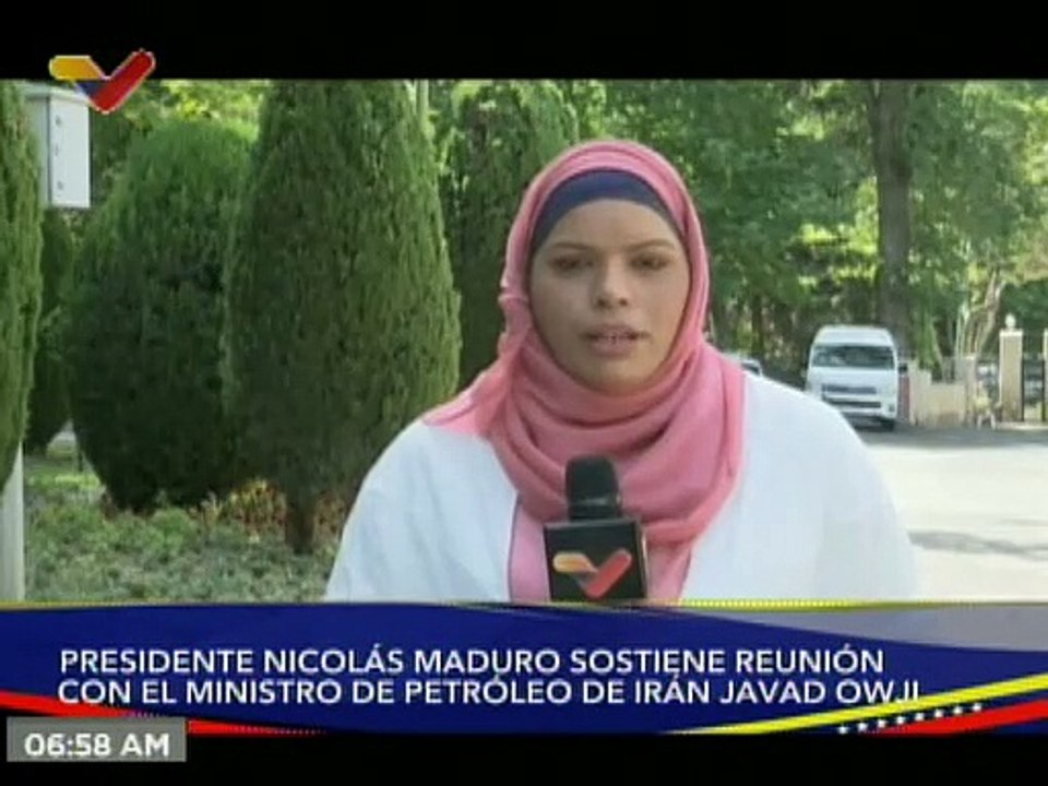 Presidente Nicolás Maduro sostiene reunión de trabajo con el ministro de Petróleo de Irán Javad Owji