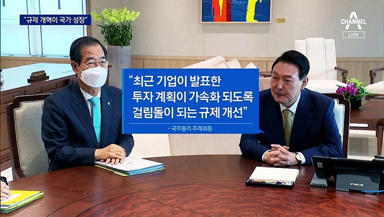 尹 “규제 개혁이 성장”…신산업 33건 기업 규제 푼다
