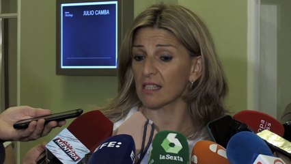 Yolanda Díaz confirma que el Gobierno trabaja para bonificar el transporte público