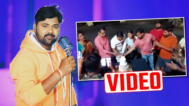 देसी स्टार समर सिंह ने मनाया अपनी फिल्म के सेट पर अपना जन्मदिन