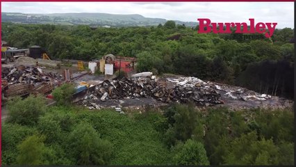 Aftermath of fire off Billington Road, Burnley