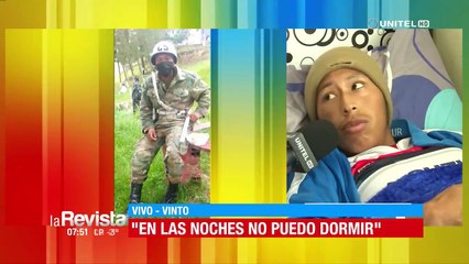 “La vida sigue, a pesar de todo hay que continuar”, dice Jhoswar, conscripto que perdió una pierna