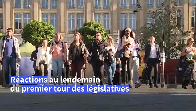 Législatives: réactions d'électeurs après le premier tour