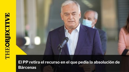 El PP retira el recurso en el que pedía la absolución de Bárcenas