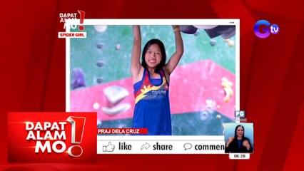 11-anyos na sports climber, kilalanin! | Dapat Alam Mo!