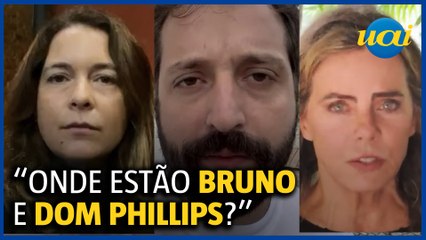 Artistas cobram de Bolsonaro empenho no por Bruno Pereira e Dom Phillips