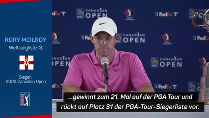 McIlroy überholt Norman: "War besonders motiviert"
