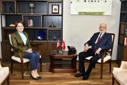 Akşener, Saadet Partisi Genel Başkanı Karamollaoğlu'nu Ziyaret Etti