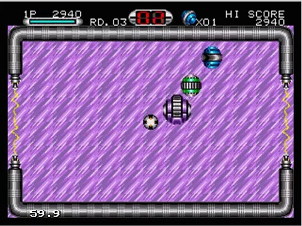 Hyper Marbles, Sega, Genesis, Mega Drive