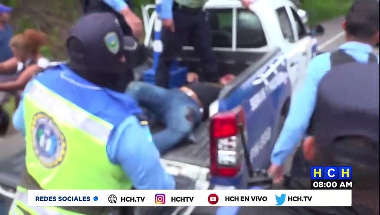 ¡Dos adultos y dos menores heridos, tras accidente de moto en carretera a Olancho!