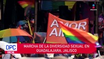 Realizan marcha de la diversidad sexual en Guadalajara, Jalisco