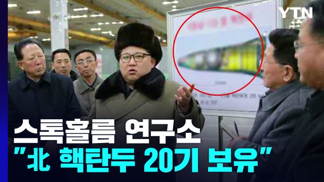 스톡홀름 싱크탱크 北 핵탄두 20기, 최대 55기 핵물질 보유 / YTN
