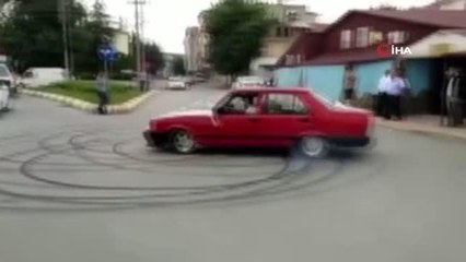 Düğünde drift pahalıya mal oldu