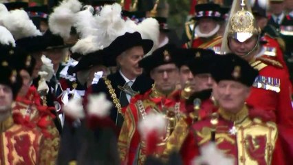Royals and Sir Tony Blair attend Garter