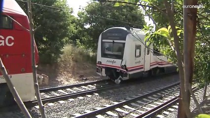 Столкновение поездов в Испании