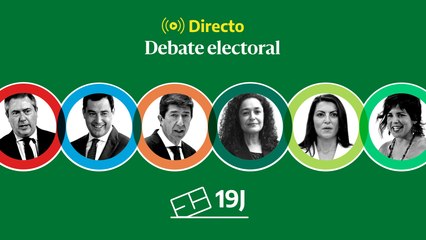 Debate electoral por las elecciones autonómicas de Andalucía #20J