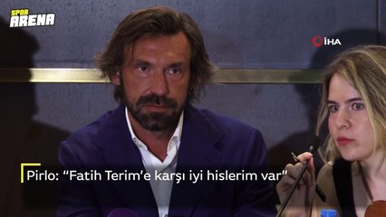 Pirlo: “Fatih Terim’e karşı iyi hislerim var”