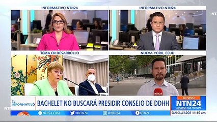 Bachelet no se presentará a segundo mandato en la ONU